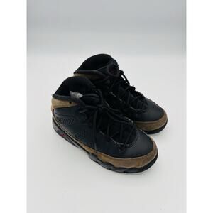 Jordan 9 Retro Olive Black Green Preschool Size 11C Sneaker Shoes